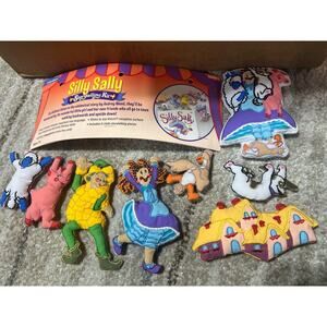 Vintage Lakeshore 1992 Silly Sally Storytelling Kit 8 Cloth Figures-Instructions